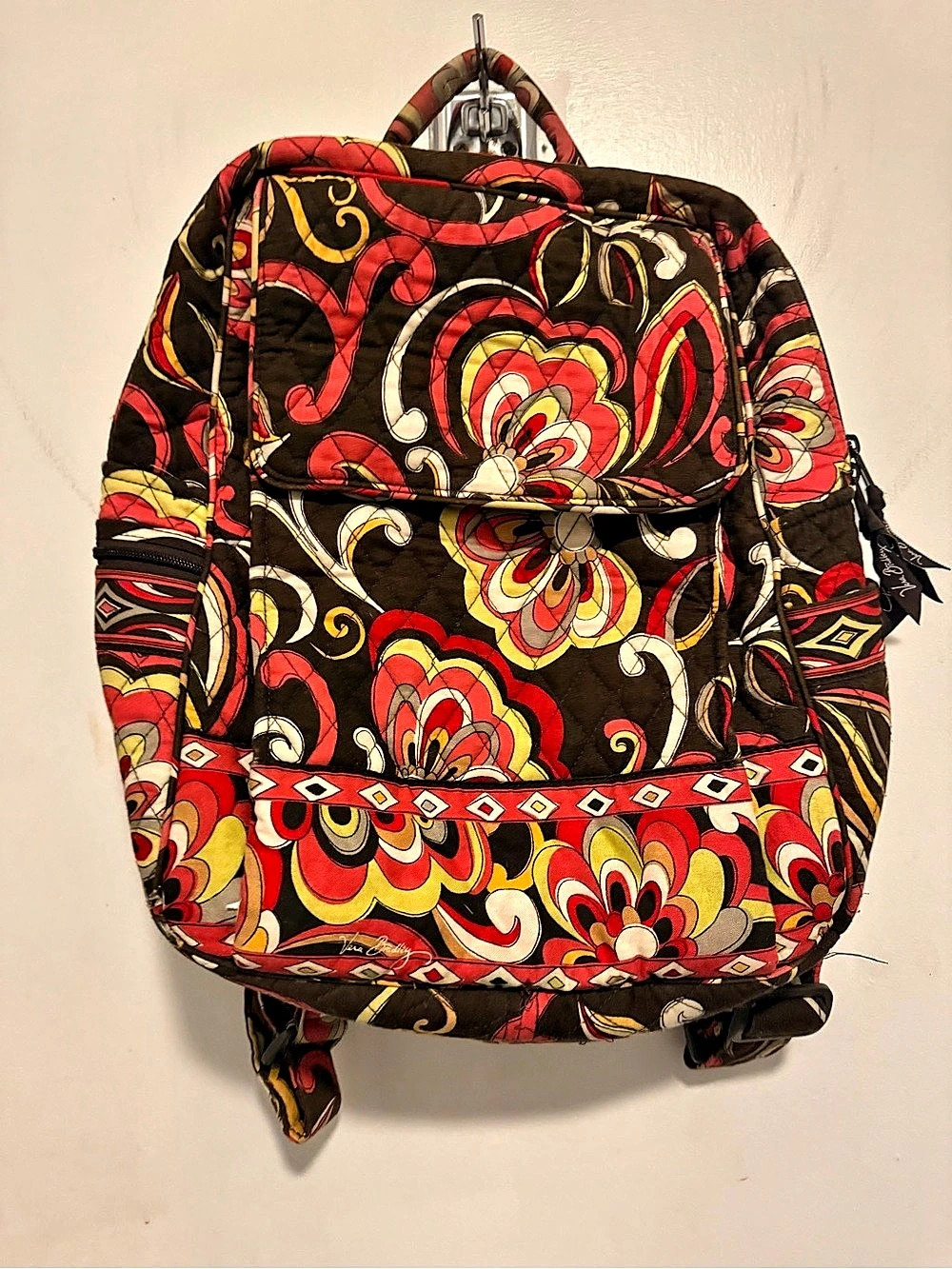 Vera Bradley Floral Quilted Backpack
